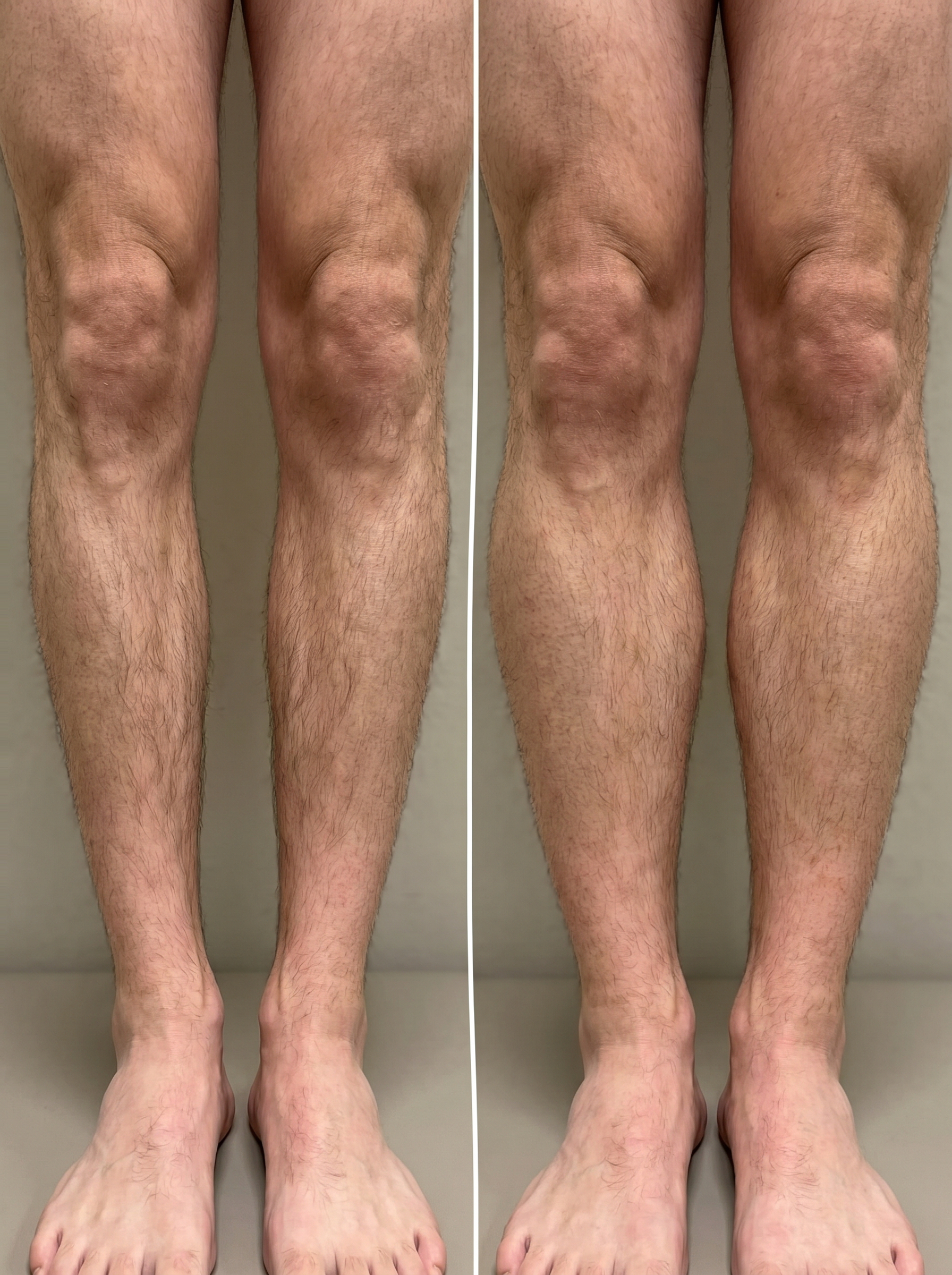 Calf implant result